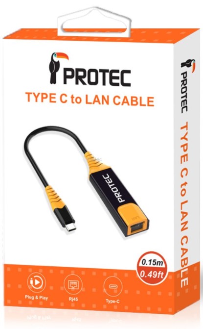 PROTEC מתאם רשת USB C