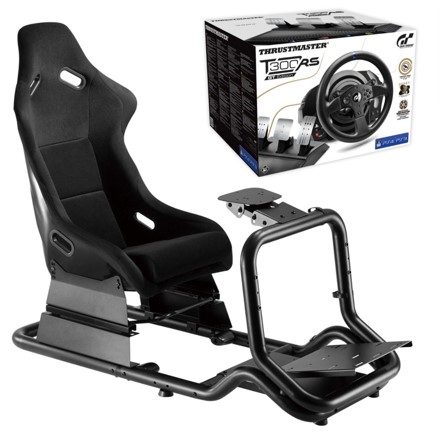 חבילת נהיגה מקצועית Thrustmaster T300 RS GT PS4/PS5 + SPEEDSEAT SS-V1