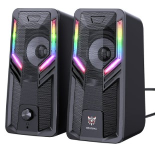 רמקול גיימינג למחשב  עם תאורת G6 Onikuma RGB