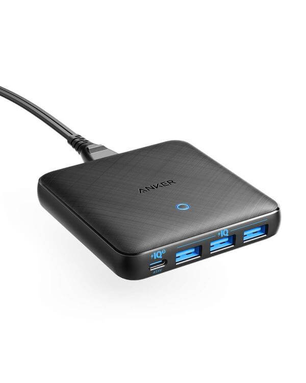 מטען 4 יציאות  PowerPort Atom III Slim ANKER