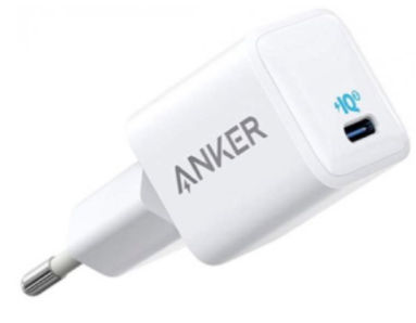 מטען קיר Anker PowerPort III Nano USB Type-C 20W - צבע לבן