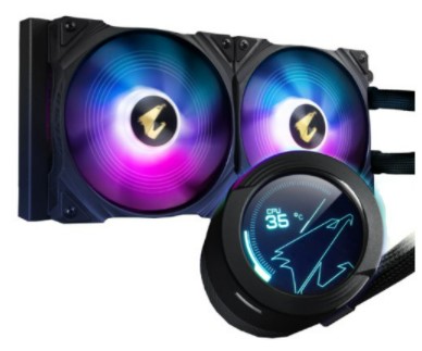 קירור נוזלי AORUS WATERFORCE X280 RGB LCD Screen For all Sockets