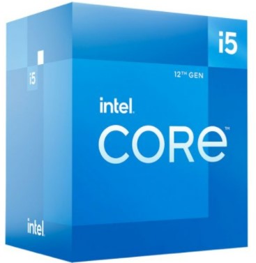 מעבד אינטל דור 12 INTEL I5-12400 BOX+Fan 6CRS 117W LGA1700