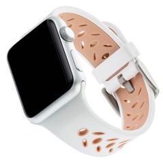 רצועת ספורט לשעון Apple Watch 3840mm מבית Target לבן ורוד