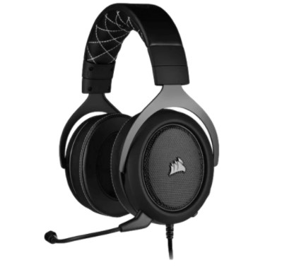 אוזניות לגיימרים Corsair HS60 PRO SURROUND  צבע שחור