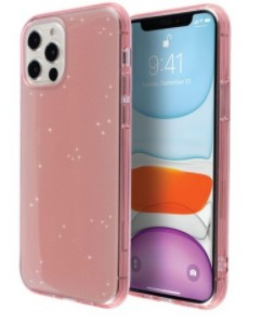 GRIP CASE IPHONE 13 PRO PINK כיסוי נוצץ בצבע ורוד