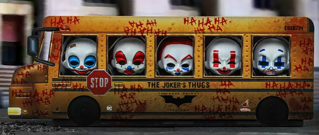 מארז מיוחד HOT TOYS COSBABY COSB724 - THE JOKER THUGS FROM “THE DARK KNIGHT TRILOGY”