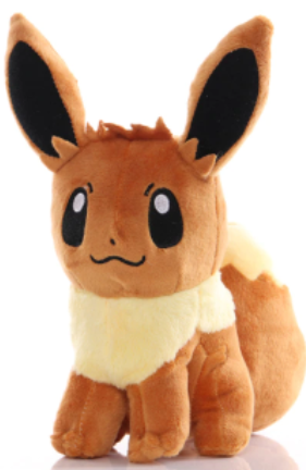 בובת פרווה לרכב פוקימון  Plush Pokemon Evee