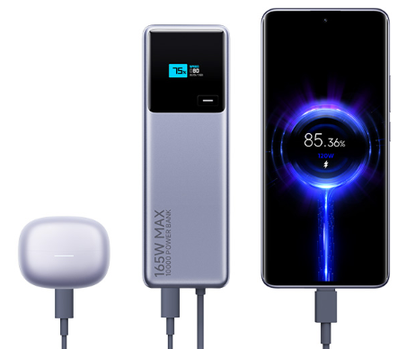 סוללת גיבוי 165W 10000mAh ניידת דגם Xiaomi 165W Power Bank 10000mAh