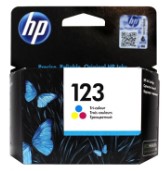 ראש דיו צבעוני מקורי HP 123 F6V16AE