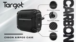 כיסוי לאיירפודס Target Carbon Series Airpods Pro Case