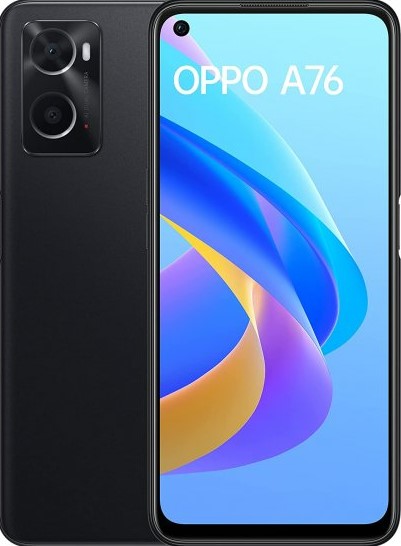 חבילת טלפון סלולרי Oppo A76 6GB+128GB CPH2375 - צבע Glowing Black
