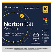 Norton 360 Premium | רישיון שנתי ל-10 מכשירים