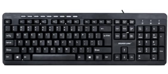 מקלדת חוטית SILVER LINE KB-MM818 HER - רוסית