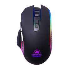 עכבר גיימינג חוטי Dragon Metallic RGB GPDRA-RGB9  צבע שחור