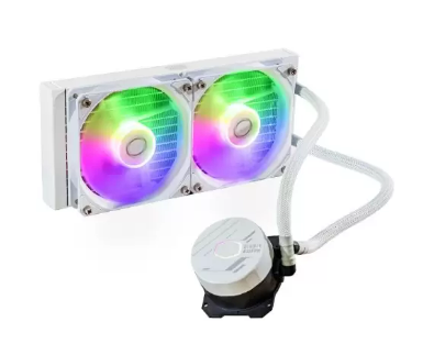 קירור נוזלי Cooler Master MB240 L CORE White ARGB 2X120