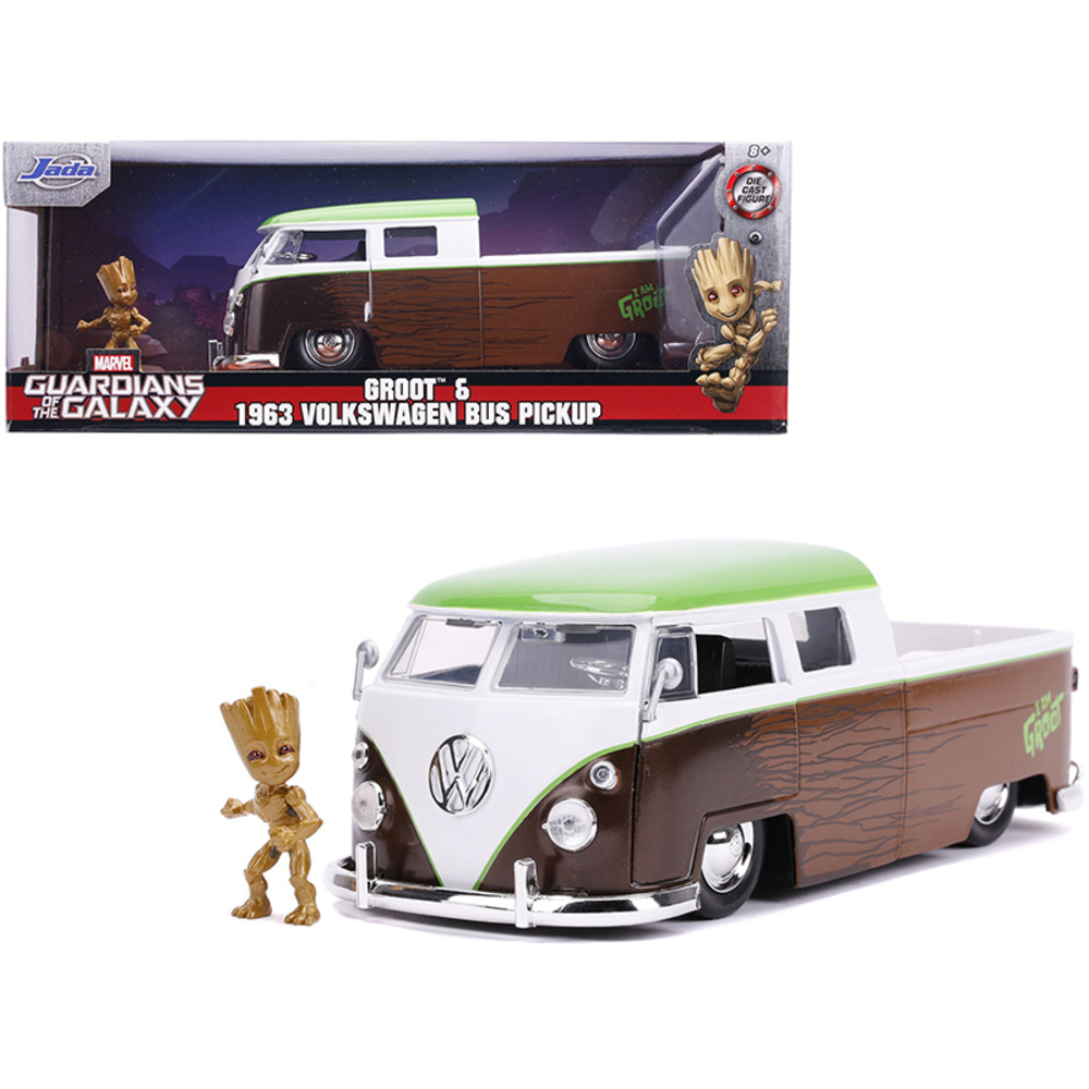 Jada Toys USA | Groot & 1963 Volkswagen Pickup Bus