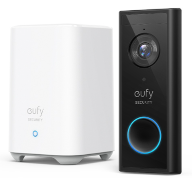 פעמון דלת חכם על סוללה דגם Anker Eufy Security Video Doorbell 2K HD