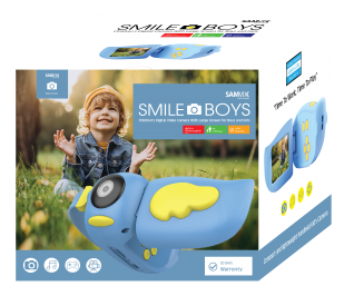 מסרטת ילדים סאמויקס סמייל בויז כחול SMILEBOYS