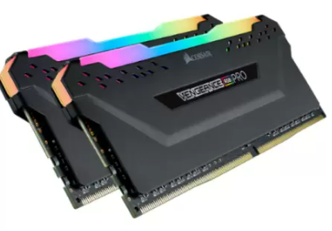 זכרון CORSAIR DDR 4 32G (16GX2) 3200 CL16 VENGEANCE RGB PRO