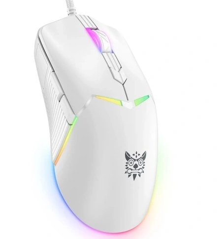 עכבר גיימינג לבן Onikuma CW929 RGB Gamer