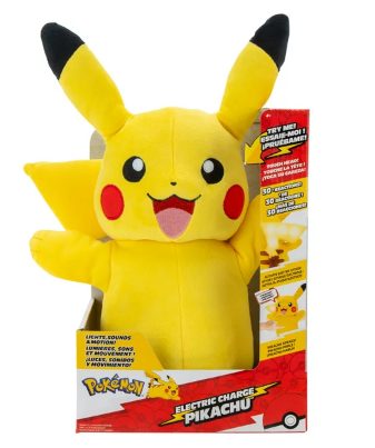 בובה Pokemon 10" Plush Electric Charge Pikachu