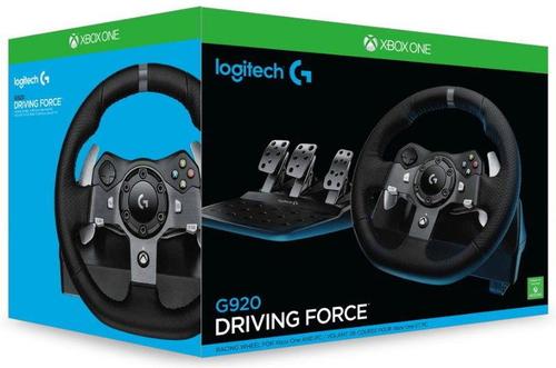 הגה מרוצים Logitech Driving Force G920 Retail - עבור PC ו Xbox One