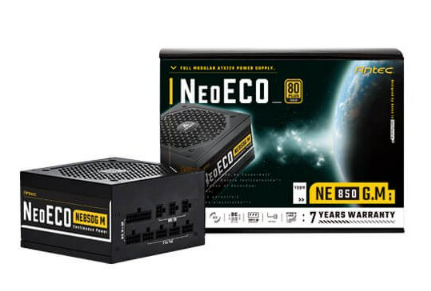 ספק כוח Antec NeoEco 850W Gold fully Modular120mm Silent Fan
