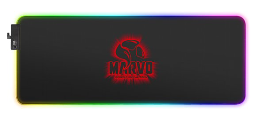 משטח גיימינג לעכבר Marvo Pro Gravity P1 G45 RGB Large
