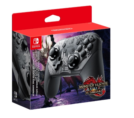 Nintendo Switch Pro Controller Monster Hunter Rise Sunbreak