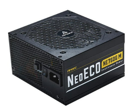 ספק כוח Antec NeoEco 750W Gold fully Modular120mm Silent Fan