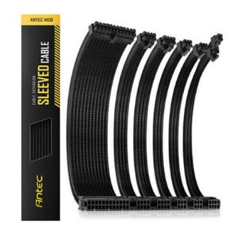 סט כבלים מאריכים Antec Sleeved Extension PSU Cable Kit V2 Black