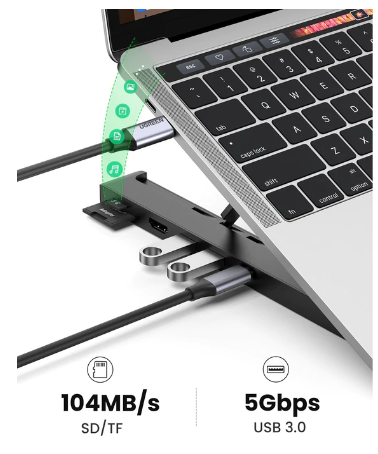 תחנת עגינה LAPTOP STAND DOCKING STATION