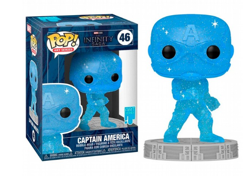 בובת פופ - The Infinity Saga Captain America 46 עם מגן קשיח Funko POP