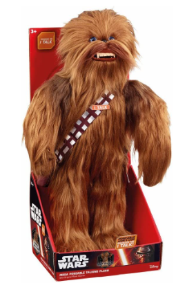 בובה ענקית מדברת Star Wars Mega Poseable Plush Figure with Sound Roaring Chewbacca 61 cm