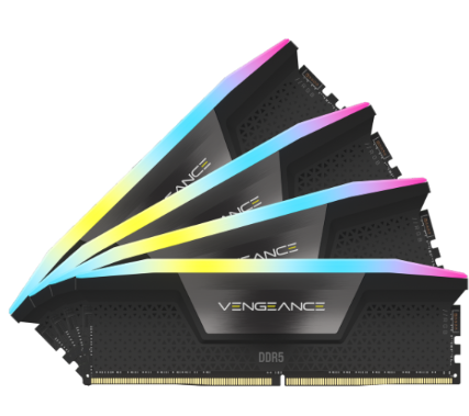 זכרון לנייח קיט Corsair Vengeance RGB DDR5 128GB 32X4 5600MHZ C40