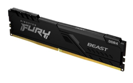 זכרון לנייח Kingston Fury Beast KF432C16BB/8 8GB DDR4 3200Mhz