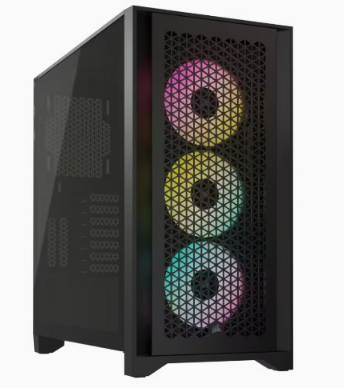 מארז CORSAIR iCUE 4000D RGB AIRFLOW Mid Tower Black