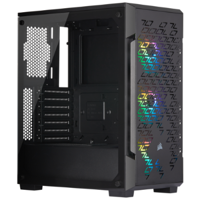 מארז שחור Corsair ICUE 220T RGB Airflow Mid Tower