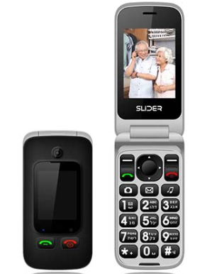 טלפון סלולרי למבוגרים Slider W35 4G בצבע שחור