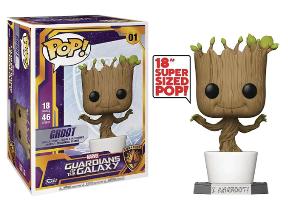 בובת פופ גרוט ענקית 46 ס"מ - Funko Pop! Groot Guardians of the Galaxy 01 (18 Inch)