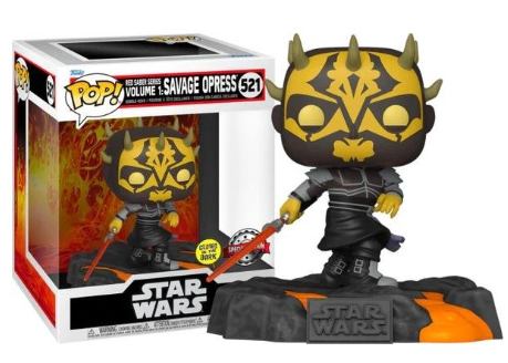 בובת פופ Funko Pop! 521 Star Wars Red Saber Series Savage Opress Glow Deluxe Vinyl Figure