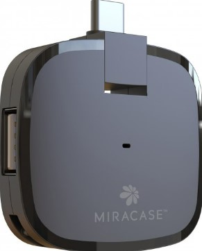 מפצל בחיבור USB מסוג C ל-3 חיבורי Miracase MHUB400 USB 2.0