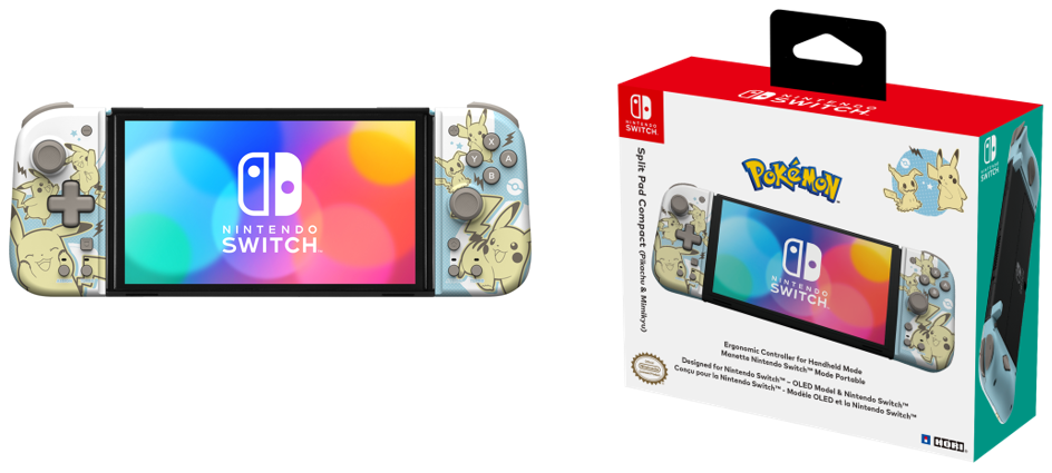 בקרים מקצועיים מבית Split Pad Compact for Nintendo Switch™ (PIKACHU) HORI