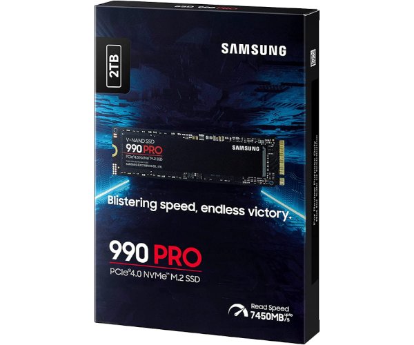 דיסק פנימי Samsung 990 PRO 2TB GEN4 up to 7450 read 6900 Write