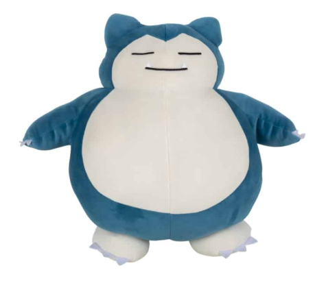 בובת ענק – Snorlax • בובה רכה ופרוותית של הפוקימון סנורלקס.