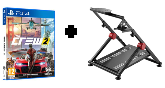 באנדל נהיגה Wheel Stand GT Pro מבית Oplite‏ +  THE CREW 2