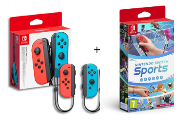 חבילת ספורט - JoyCons Red/Blue + Nintendo Switch Sports