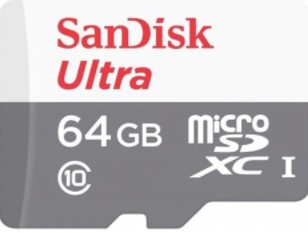 כרטיס זיכרון Sandisk Ultra 64GB