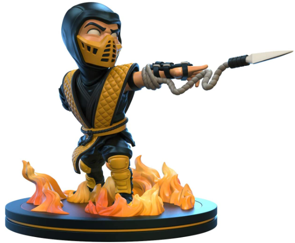 פסלון Quantum Mechanix QMx - Mortal Kombat Scorpion Q-Fig